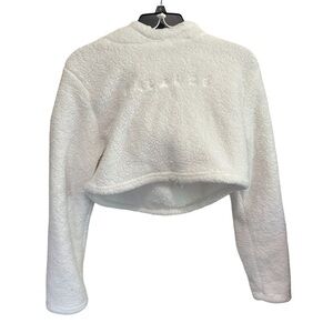 Balance Athletica Vitality Cropped Sherpa Hoodie With Drawstring